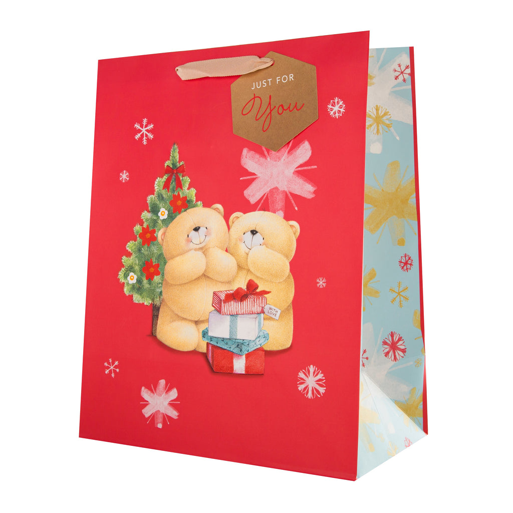 Christmas Gift Bag Pack - 3 Bags in 2 Cute Forever Friends  Designs