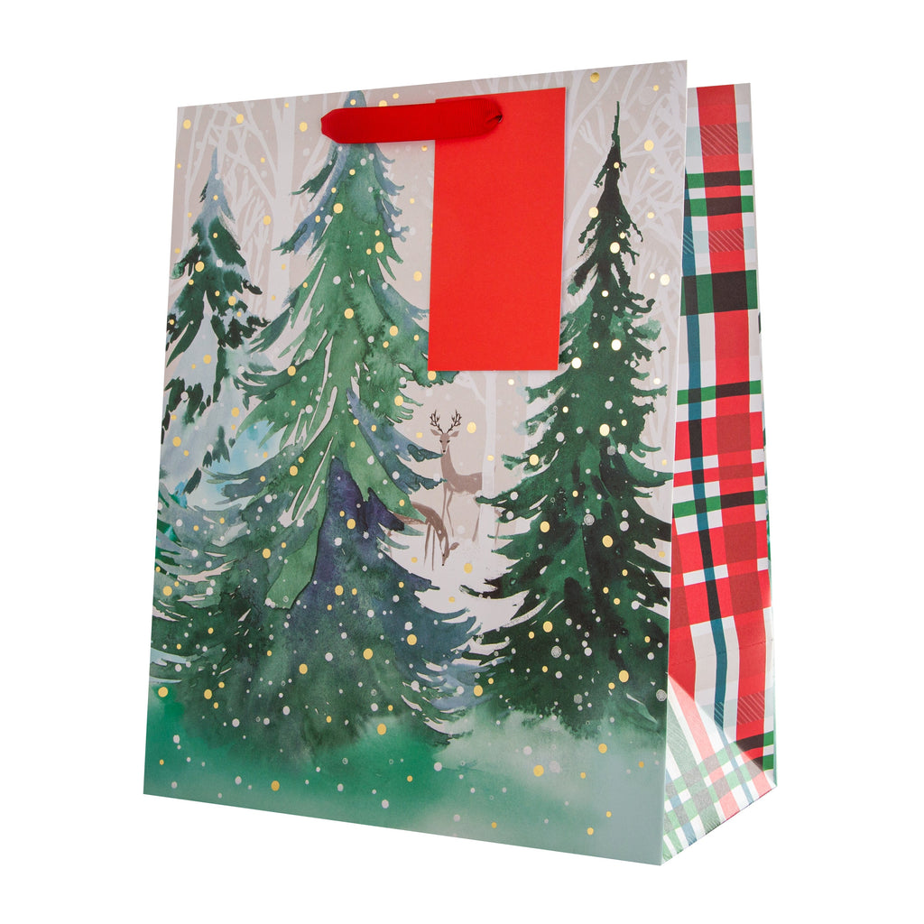 Christmas Gift and Bottle Bag Pack - 4 Bags in 4 Classic Designs