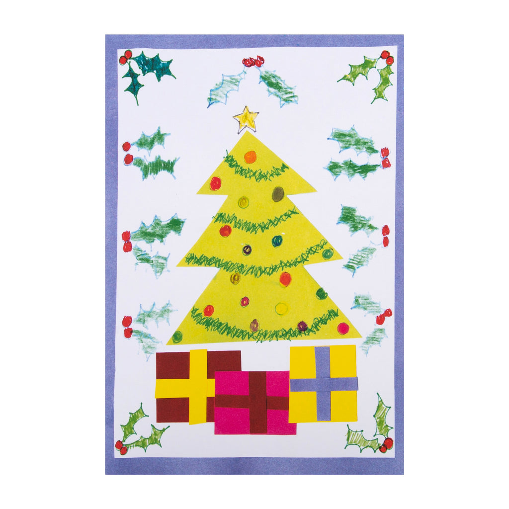 Charity Christmas Card - Illustrated Tree Design in association with Barnardo's