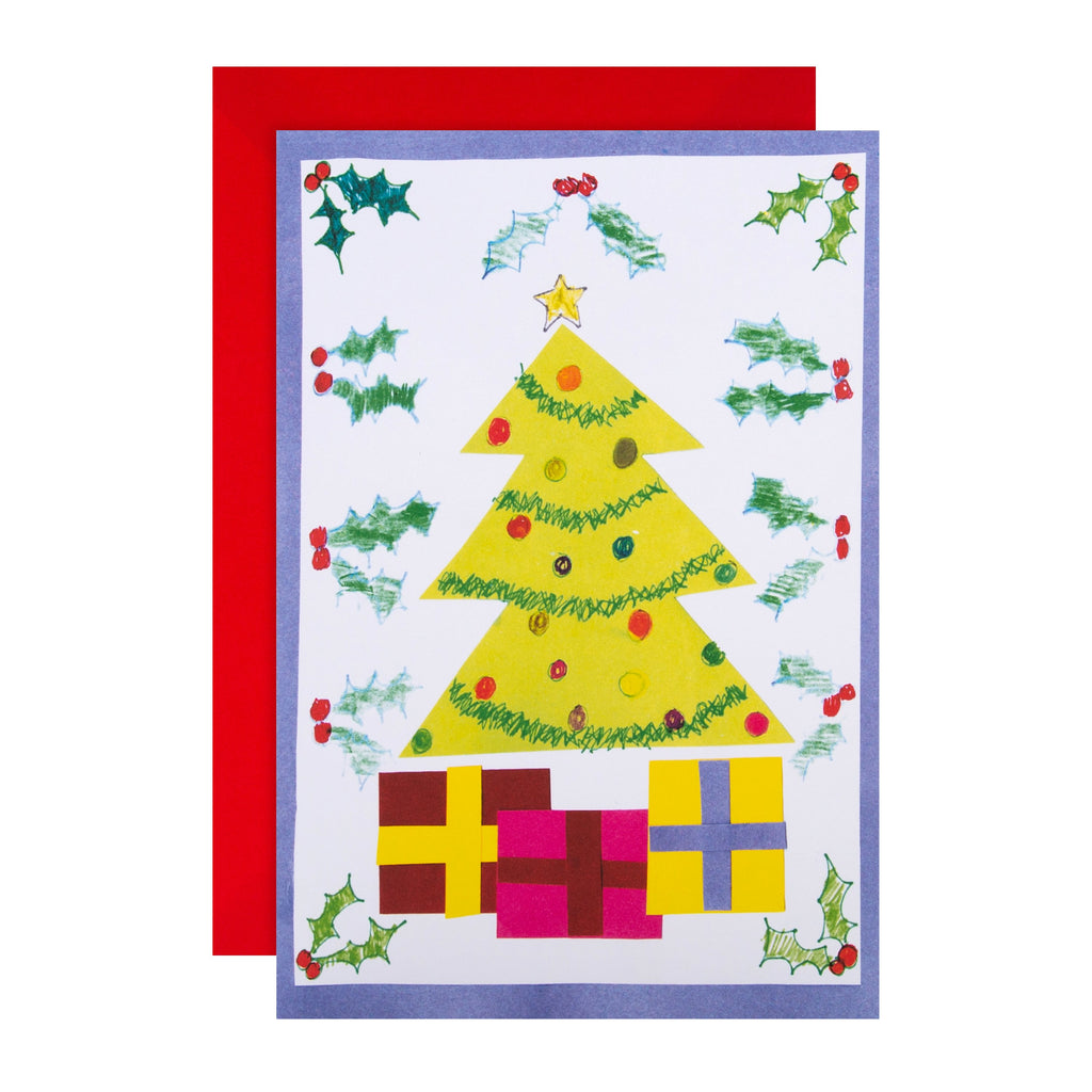 Charity Christmas Card - Illustrated Tree Design in association with Barnardo's