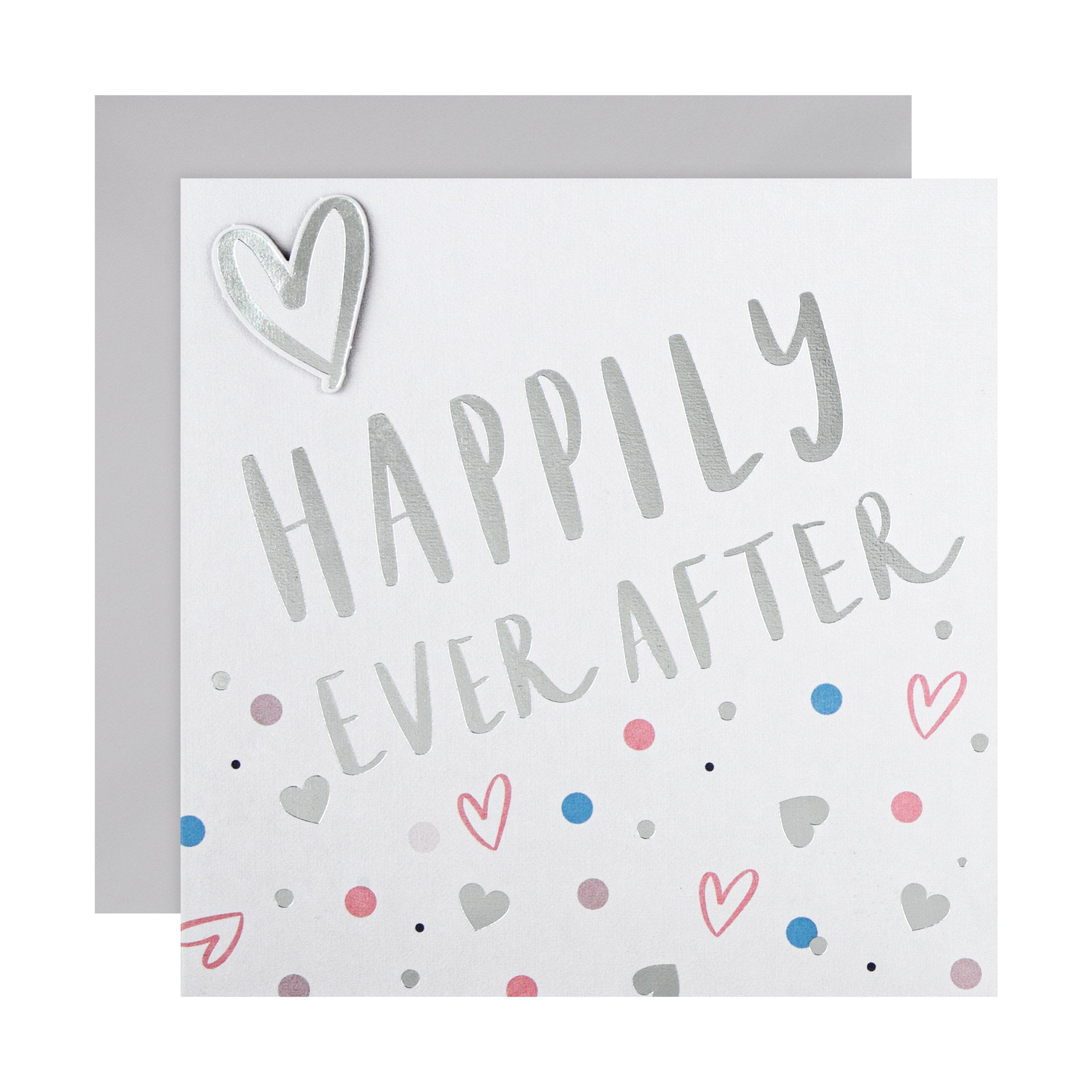 Wedding Congratulations Card Contemporary Text Based Design