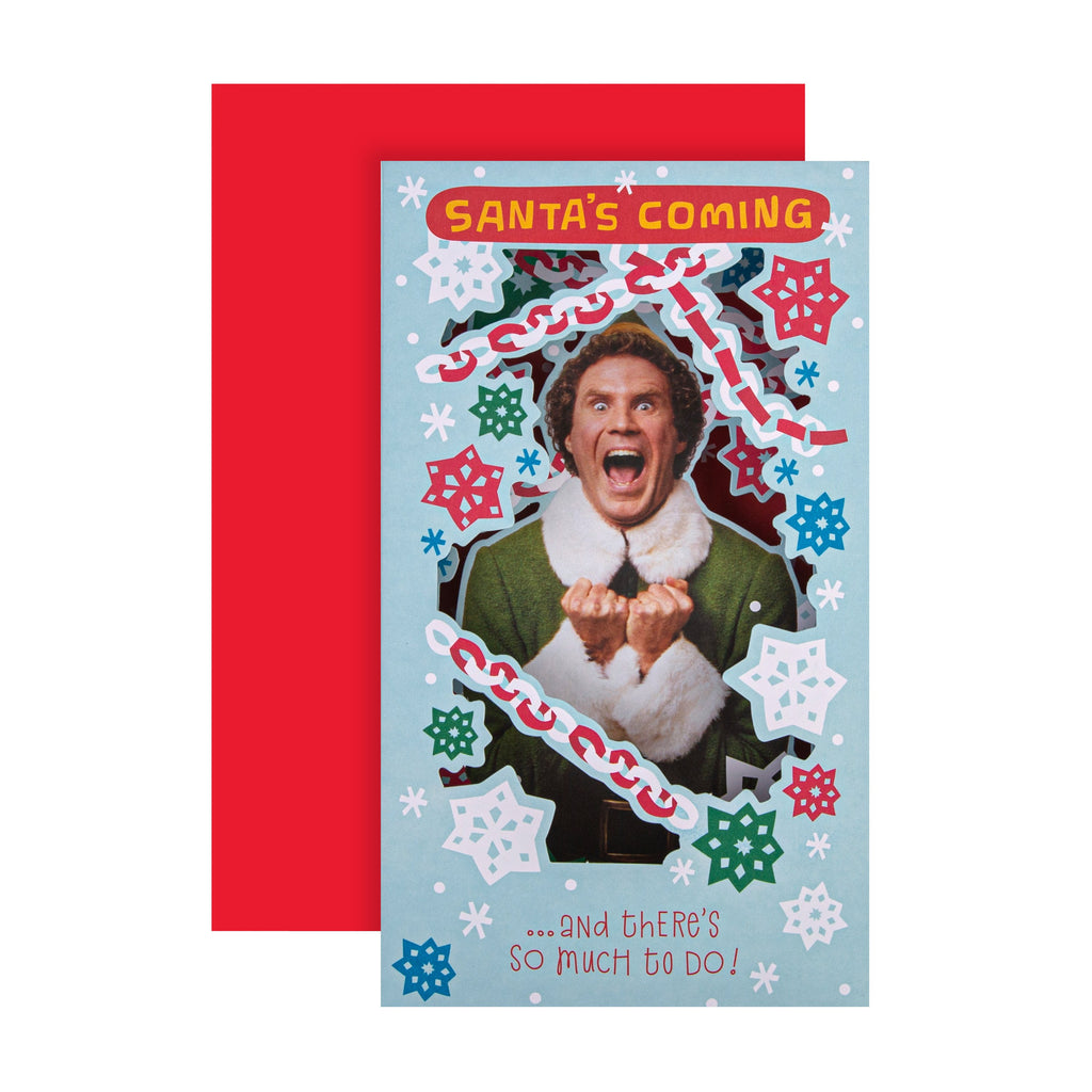 Christmas Card -  3D Warner Bros Elf Design