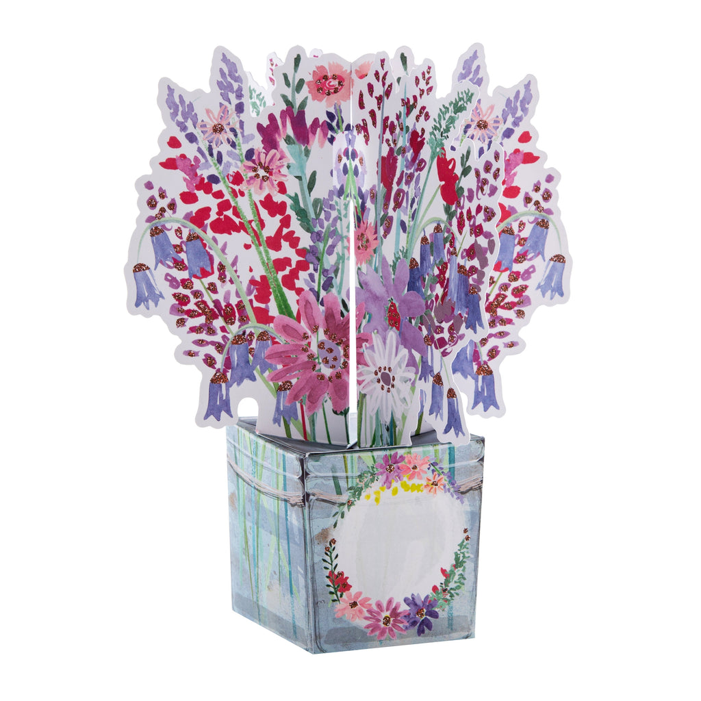 Pop Up Mother's Day Card - 3D Floral Bouquet Design