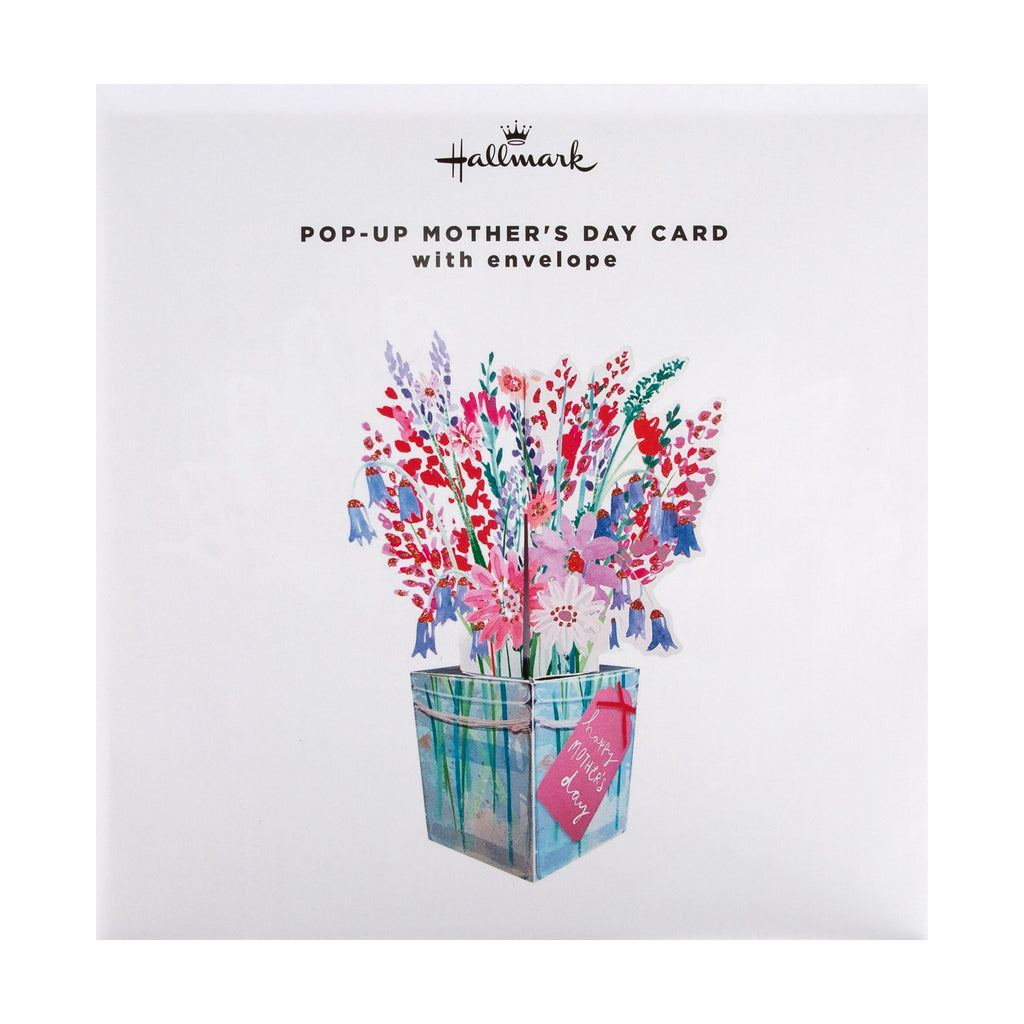 Pop Up Mother's Day Card - 3D Floral Bouquet Design