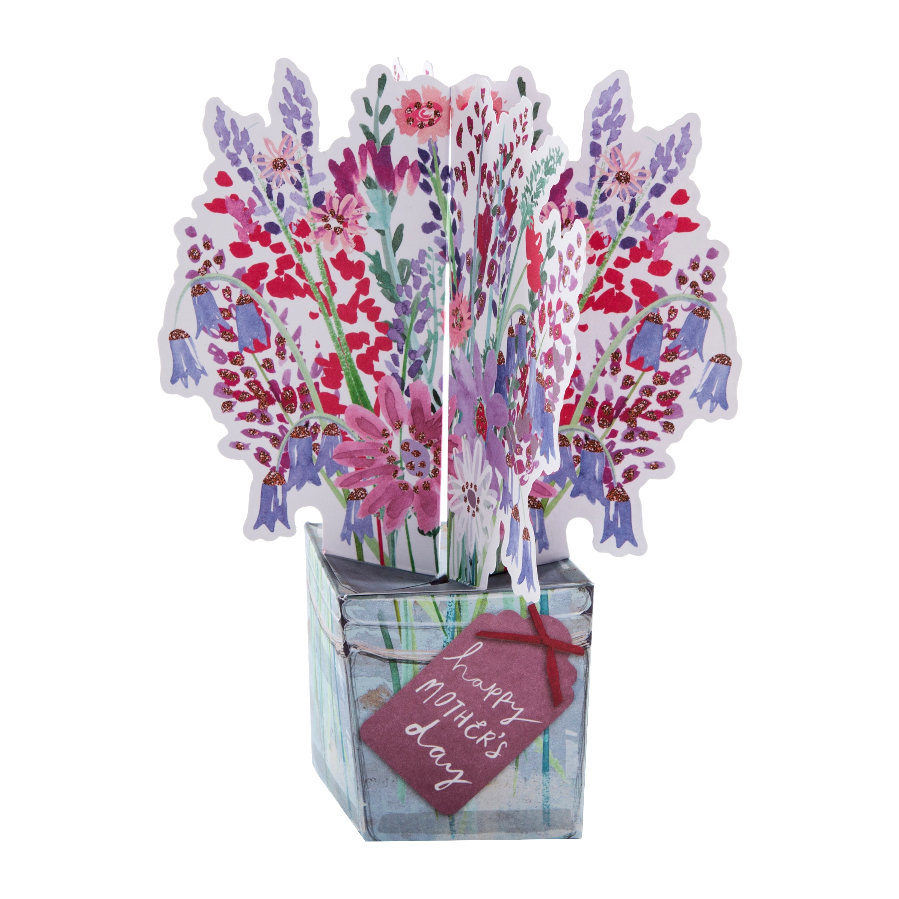 Pop Up Mother's Day Card - 3D Floral Bouquet Design