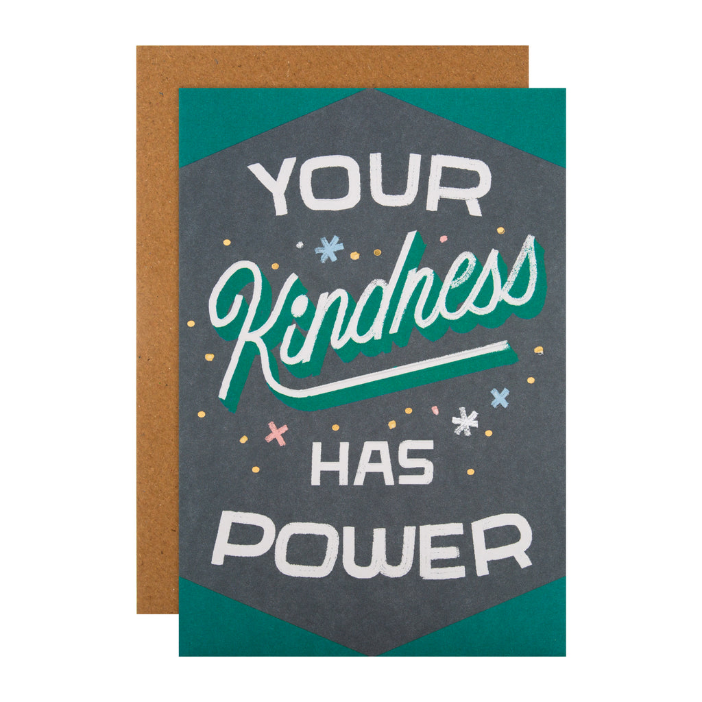 Little World Changers™️ Support and Encouragement Card for Kids -  Contemporary Text Based Design