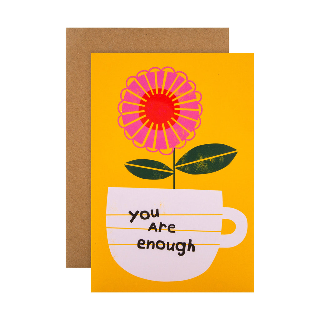 Encouragement/Support Card from Hallmark - Cute Kate Smith Flower Design