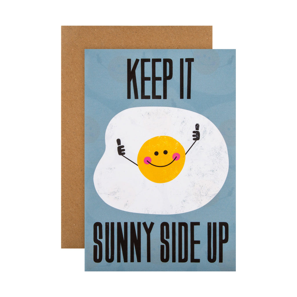 Encouragement/Support Card - Cute Kate Smith Sunny Side Up Design
