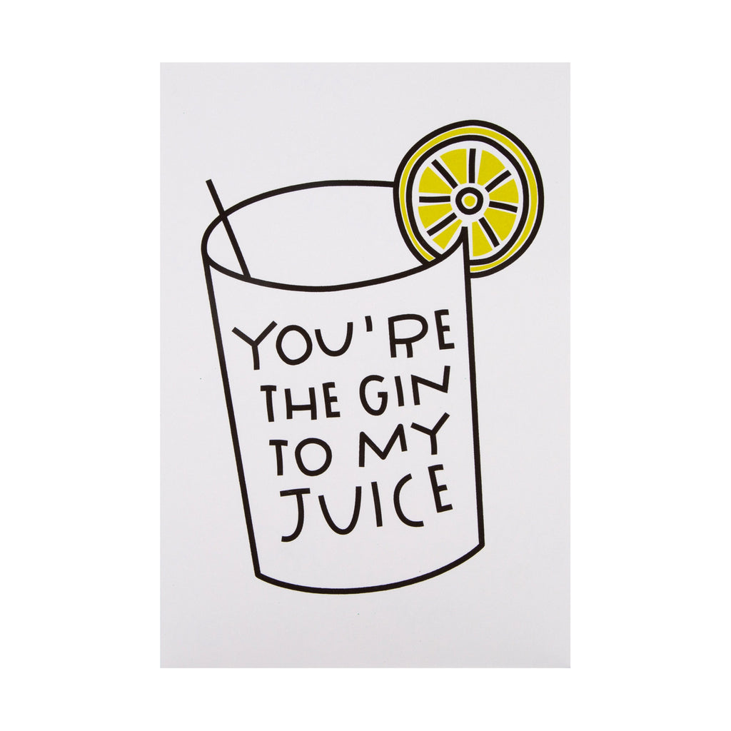 Any Occasion Card - Fun Kate Smith Gin & Juice Design