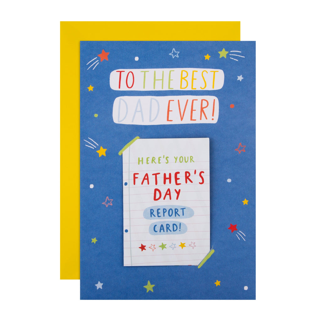 Father's Day Card for Dad - Contemporary Keepsake Activity Design