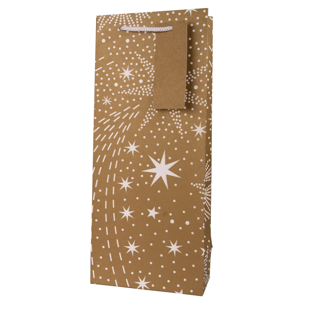 Christmas Bottle Bag Pack - 3 Bags in 3 Contemporary Festive Designs