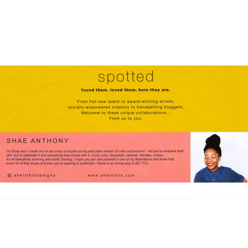 Encouragement and Support Card - Shae Anthony, Spotted Collection Shades Design