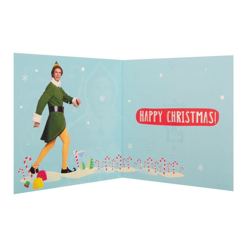 Christmas Cards - Pack of 16 in 2 Warner Bros Buddy the Elf Designs