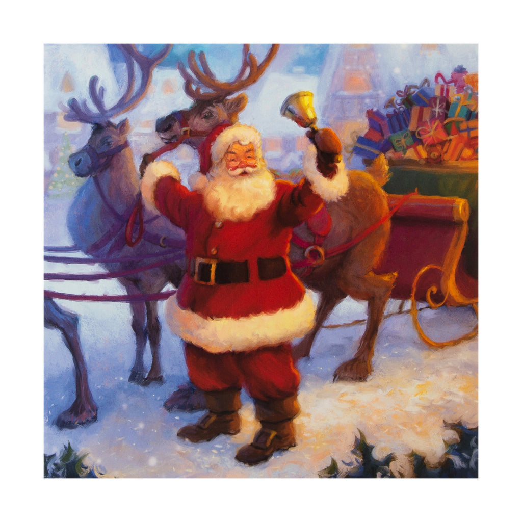 Charity Christmas Cards - Pack of 16 in 2 Retro Santa Designs
