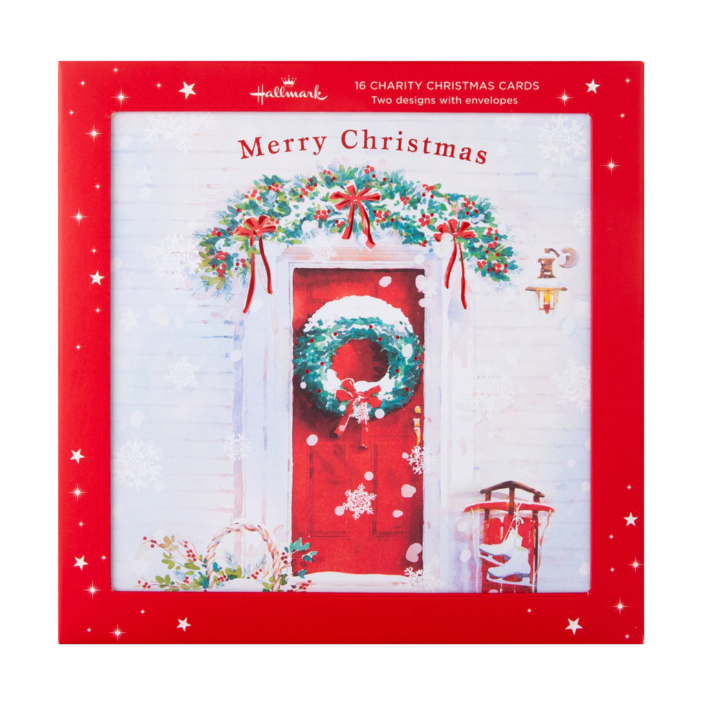 Charity Christmas Cards - Pack of 16 in 2 Festive Scene Designs