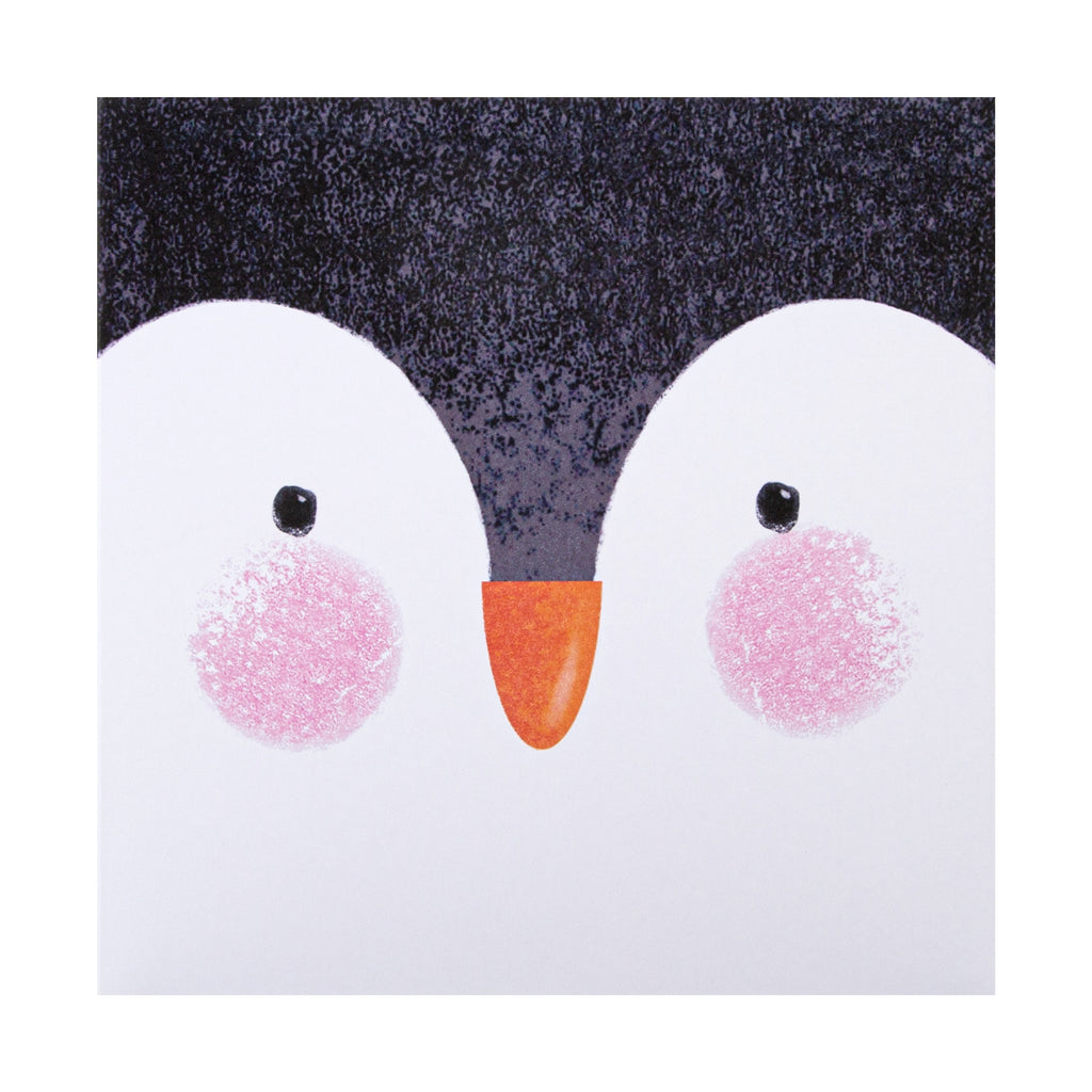 Charity Christmas Cards -Pack of 16 in 2 Cute Santa and Penguin Designs
