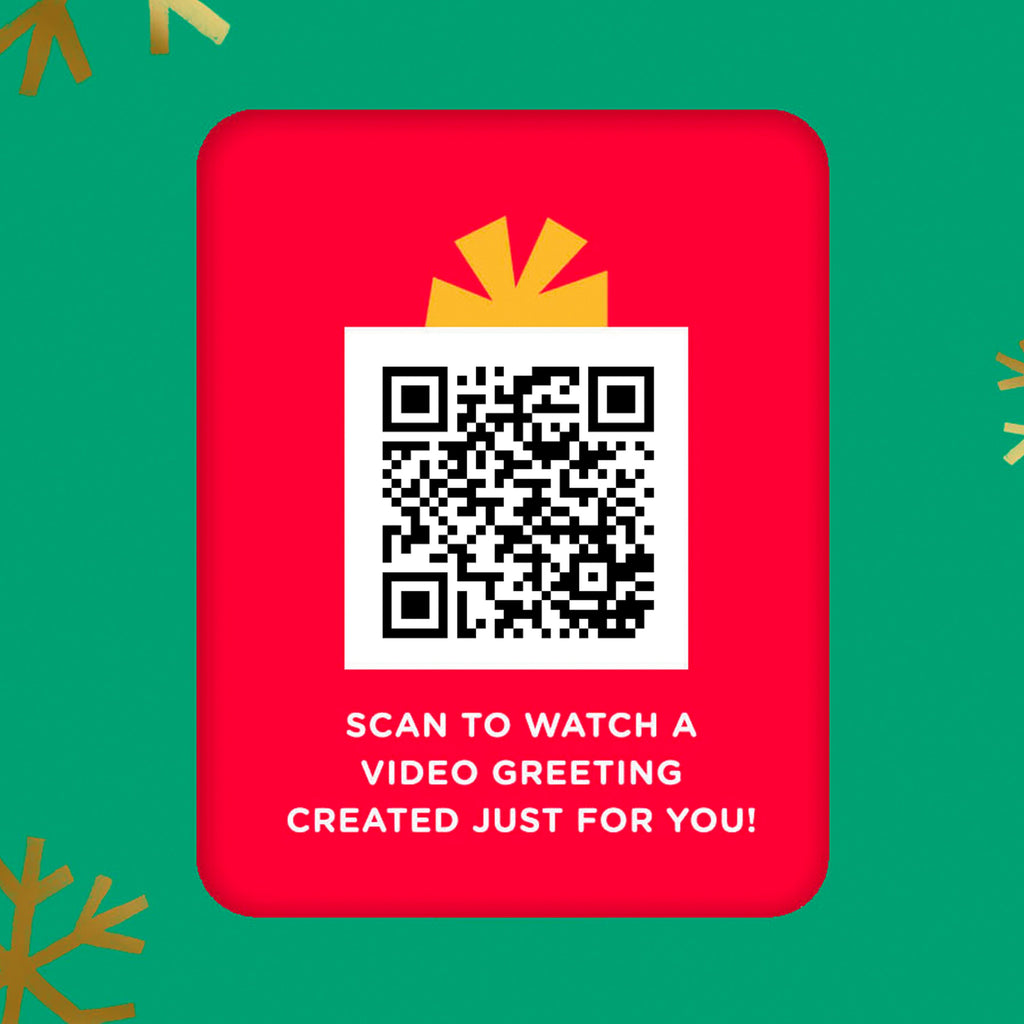 Video Greetings General Christmas Card - 'The Cheer Is Here' Design