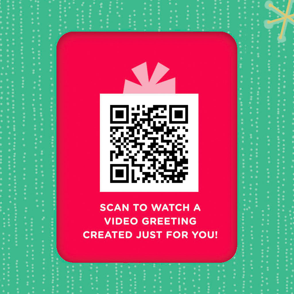 Video Greetings Christmas Card for Family - 'Love Is Our Family' Design