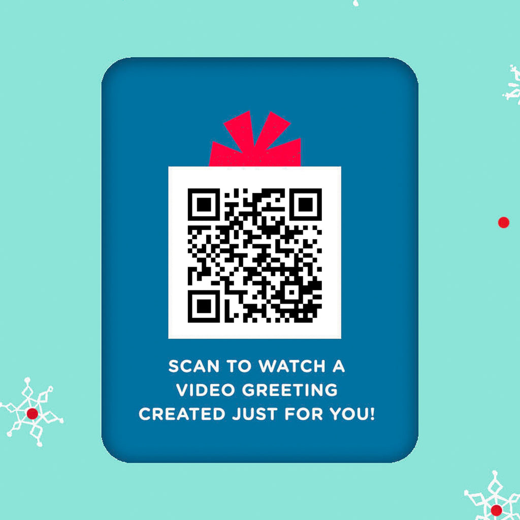 Video Greetings General Christmas Card - 'Fa Lla Lla Llama' Design