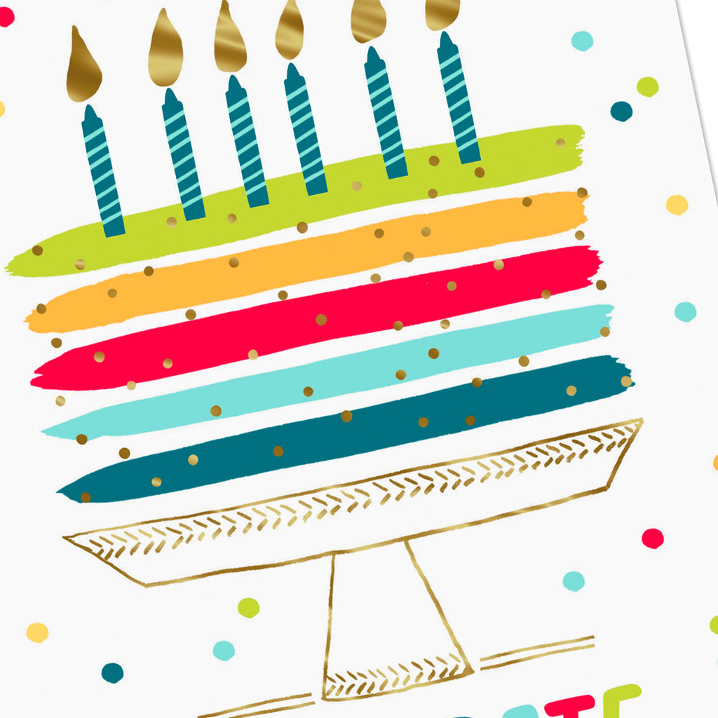 Video Greetings General Birthday Card - 'Celebrate You' Cake Design