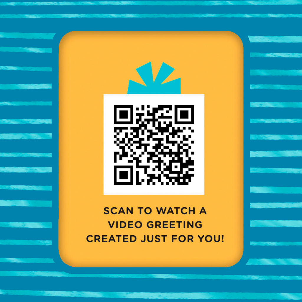 Video Greetings Congratulations Card - 'Yay Bird' Design