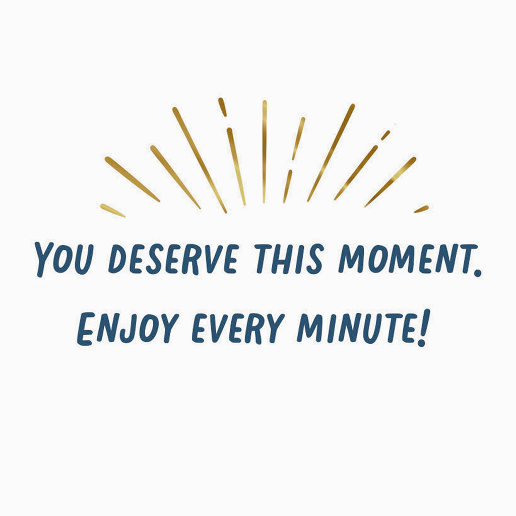 Video Greetings Congratulations Card - 'You Deserve This Moment' Design