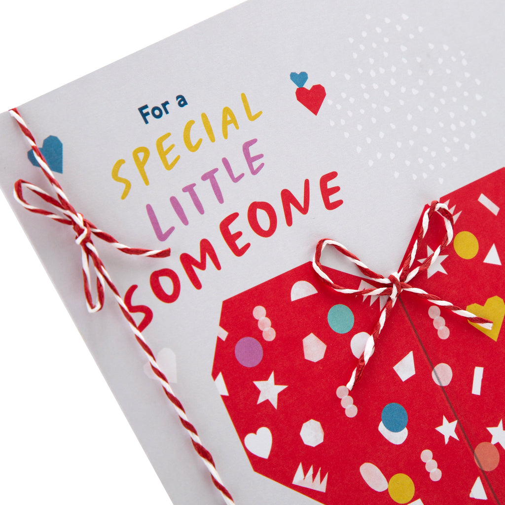 Valentine's Day Card for Special Little One - Craft Shop Origami Heart Design