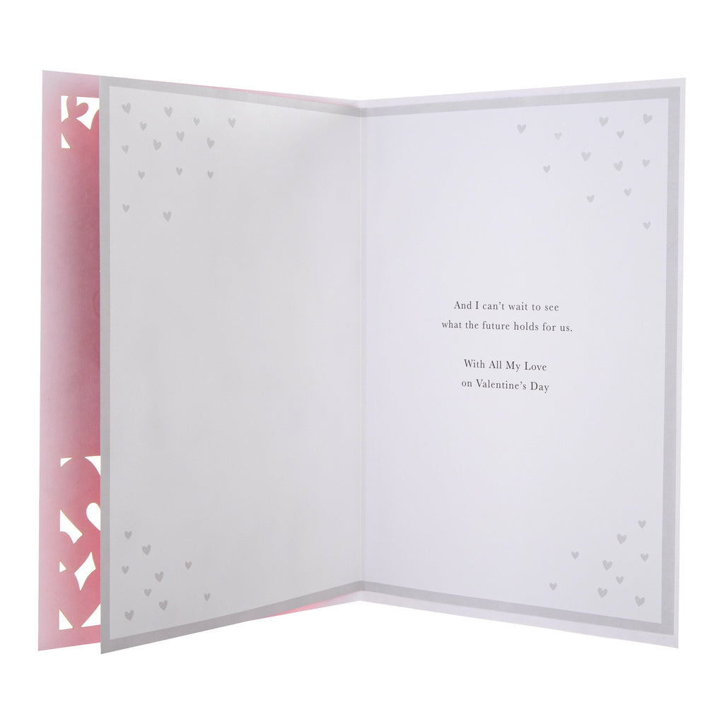 Valentine's Day Card for One I Love - Classic Red Hearts Design