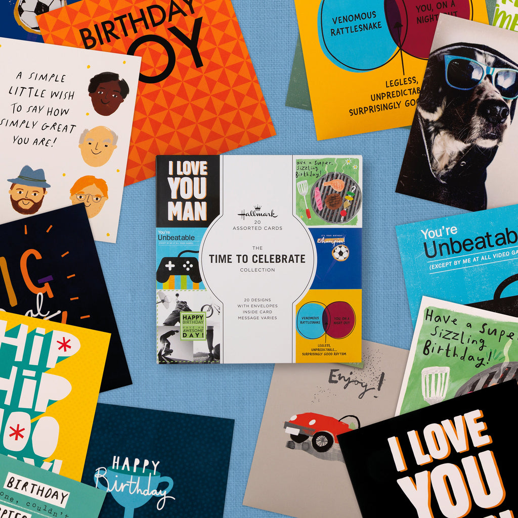 Birthday Cards - Multipack of 20 in 20 Epic Designs