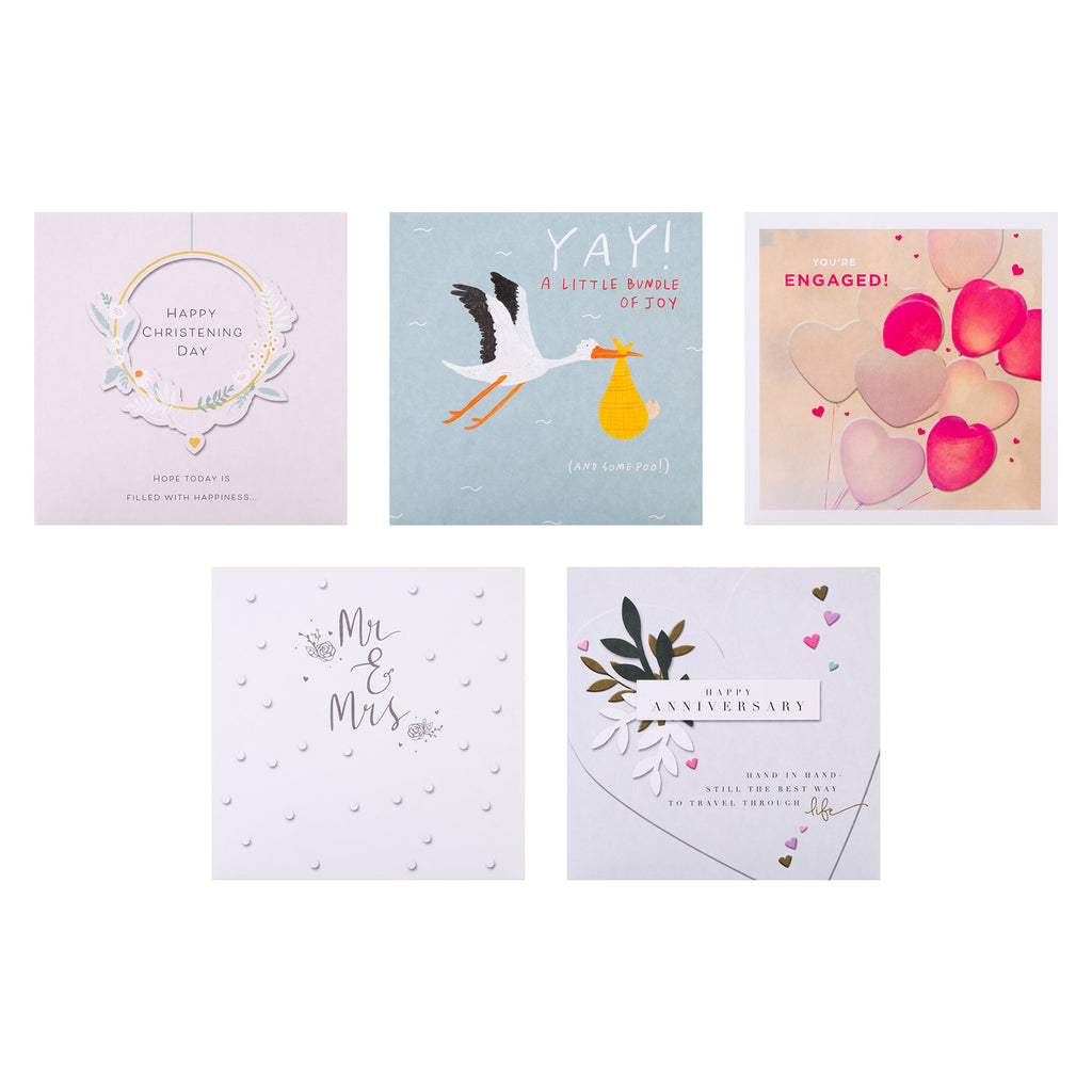 Assorted Cards - Multipack of 20 in 20 Contemporary Designs