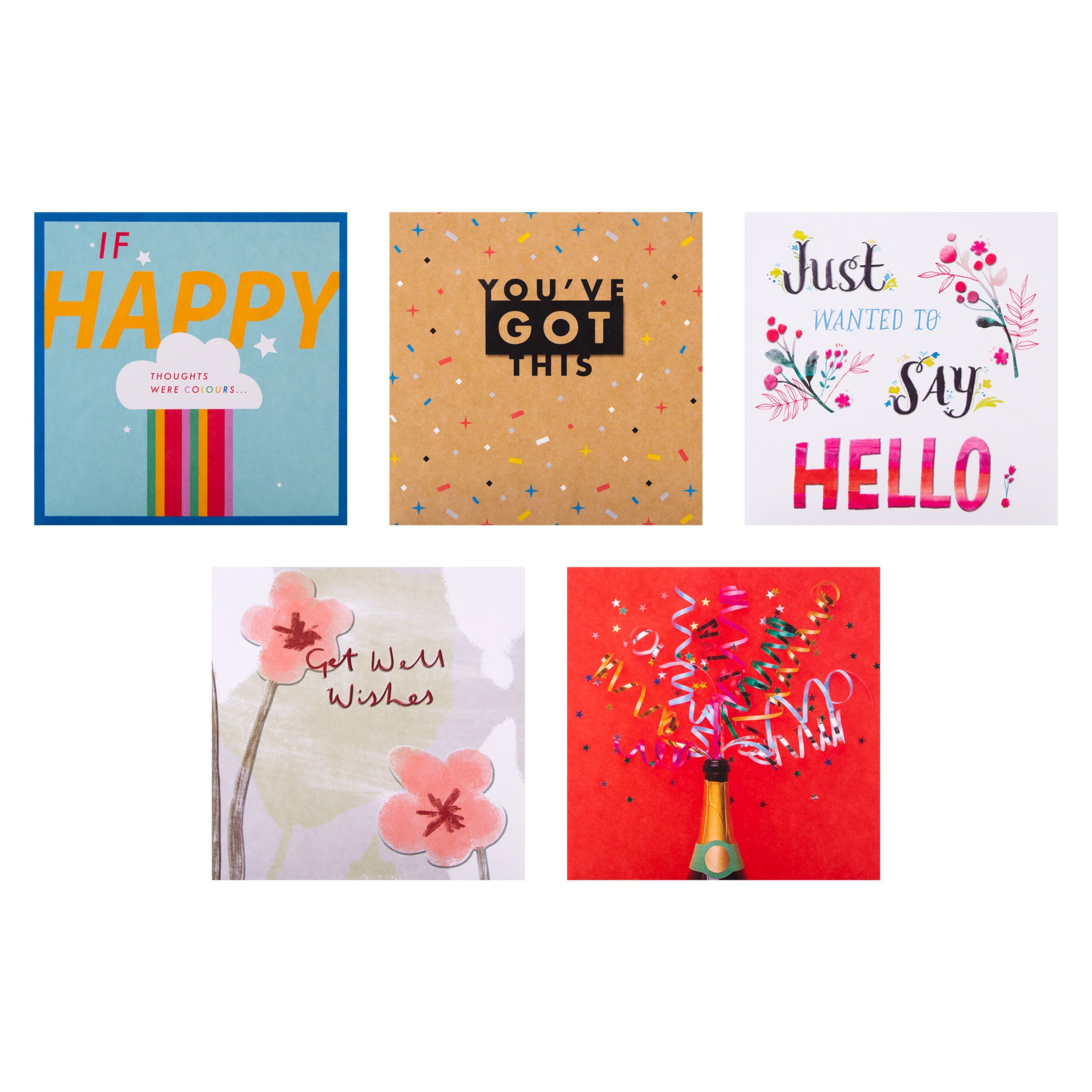 Cards Multipack Assorted Cards - Multipack of 20 in 20 Contemporary Designs – Hallmark
