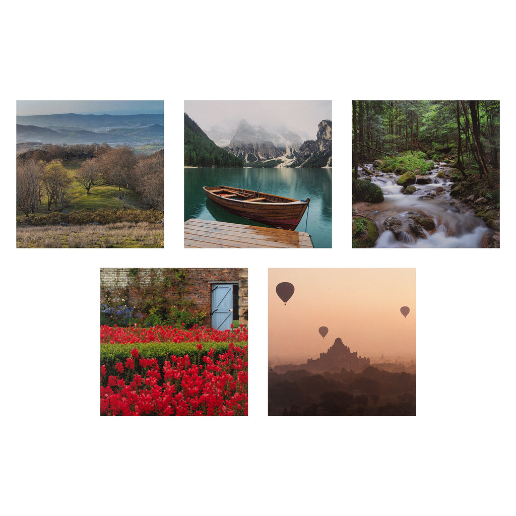 Gallery Blank Cards - Multipack of 20 in 20 Scenic Photographic Designs