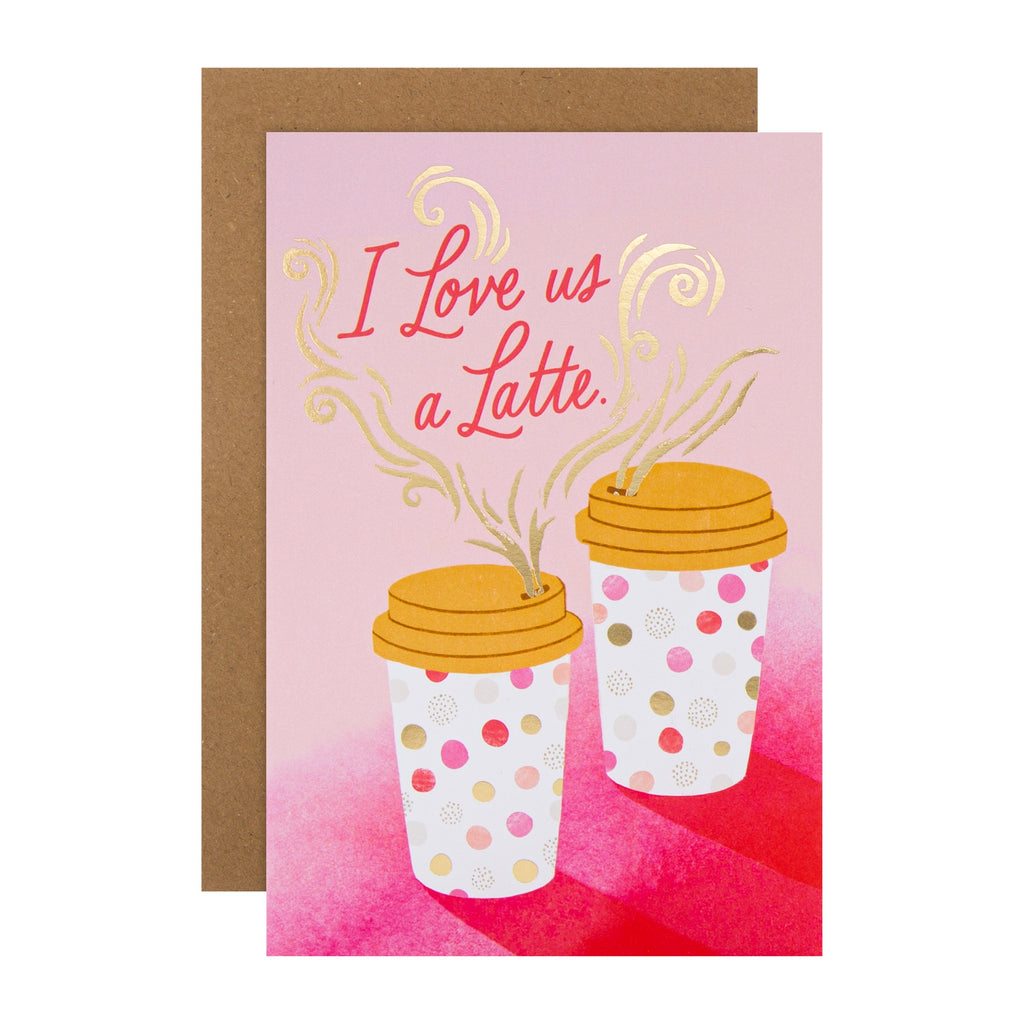 Video Greetings Mother's Day Card - 'Love us a Latte' Design