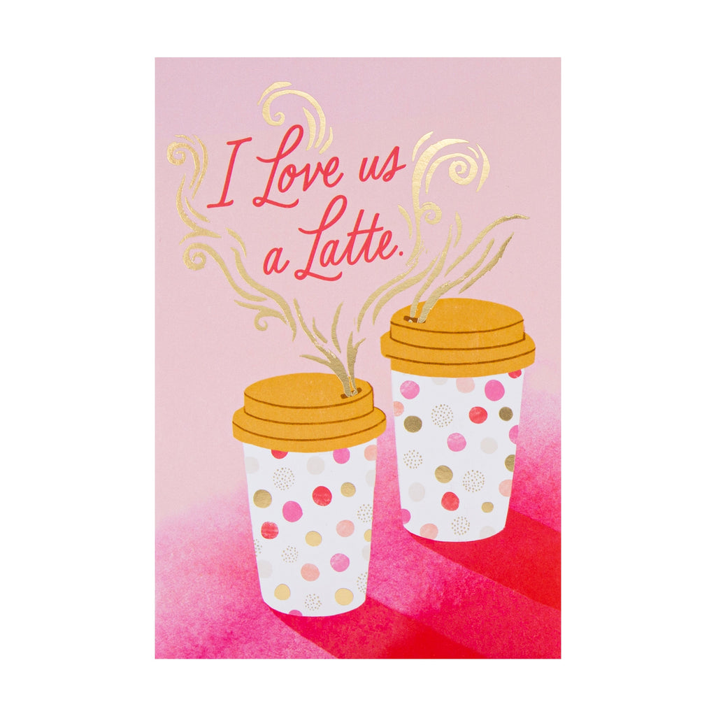 Video Greetings Mother's Day Card - 'Love us a Latte' Design