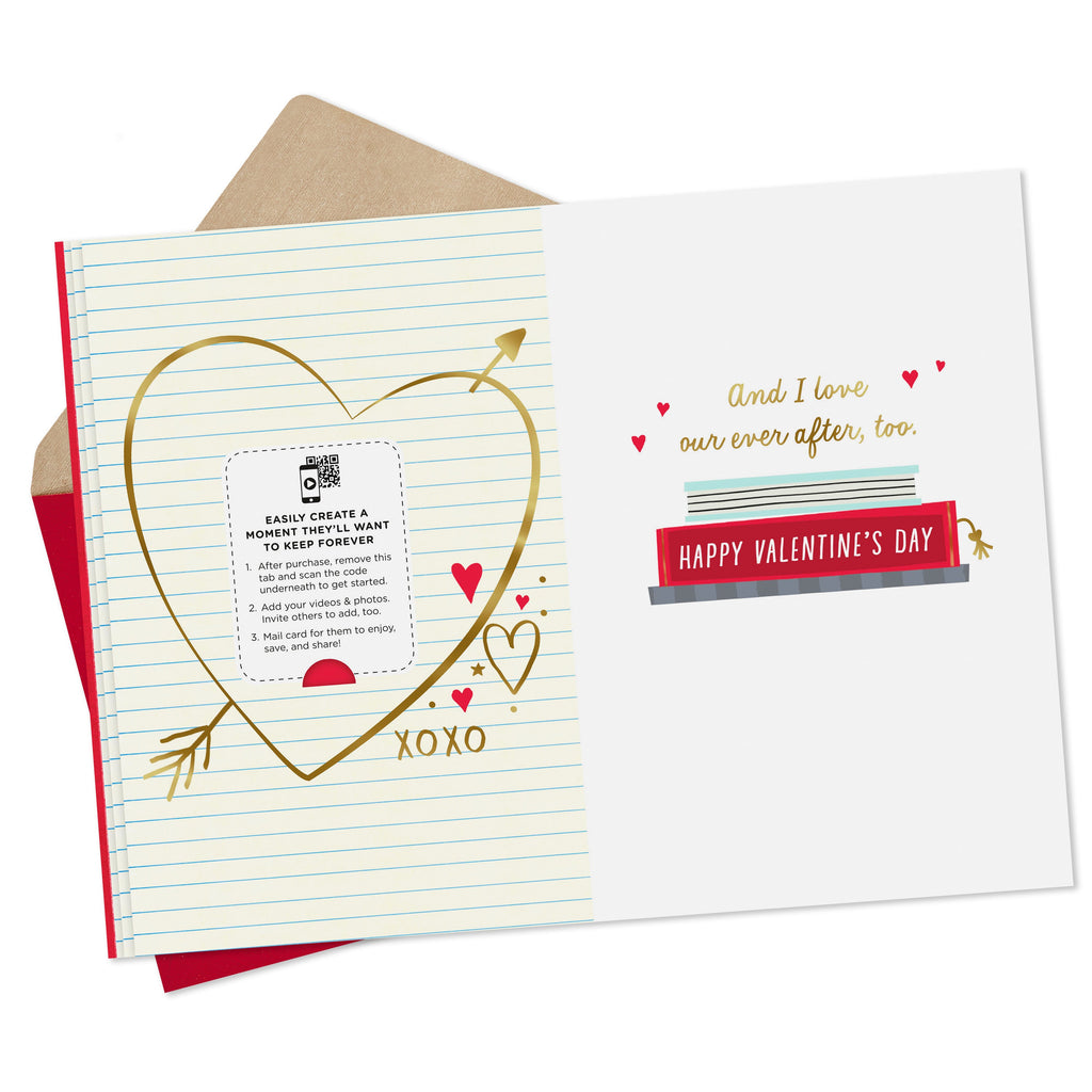 Video Greeting Valentine's Day Card - 'Love Our Story' Design