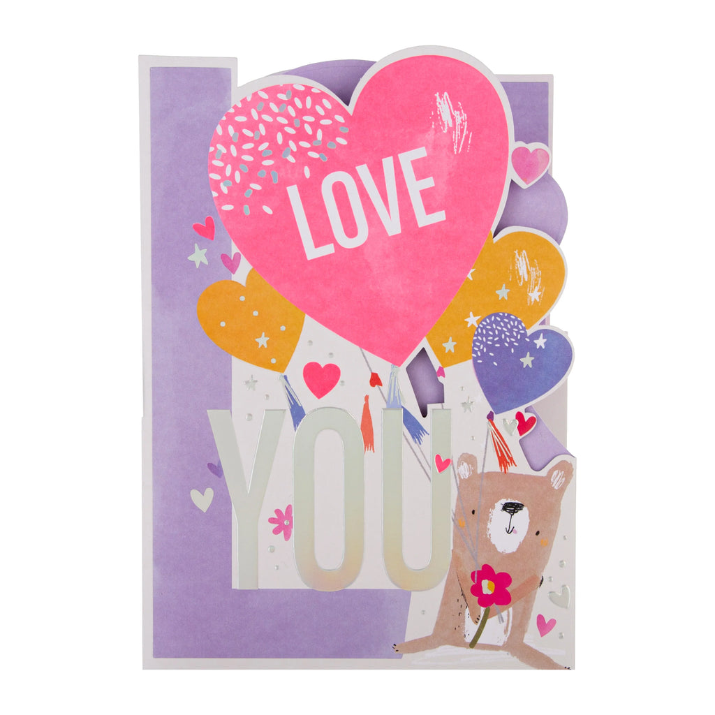 Mother's Day Card - Cute Pull-Out Bears Design