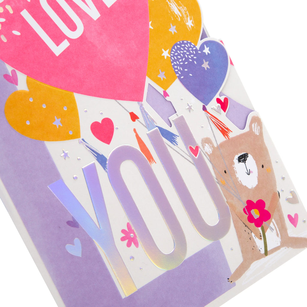 Mother's Day Card - Cute Pull-Out Bears Design