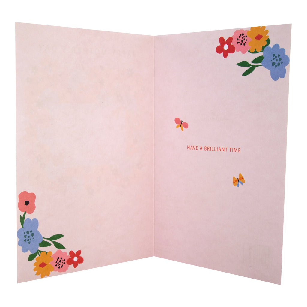 Mother's Day Card for Someone Special - Flowers & Personalisable Recipient Stickers