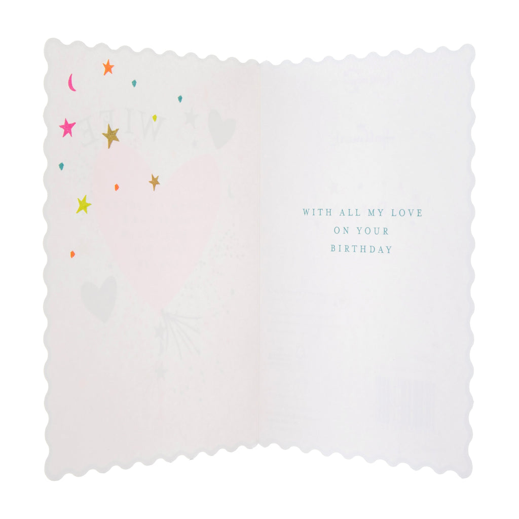 Birthday Card for Wife - Oh Darling Hearts Design