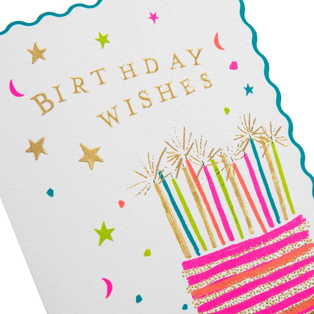 Birthday Card - Oh Darling Cake & Candles Design