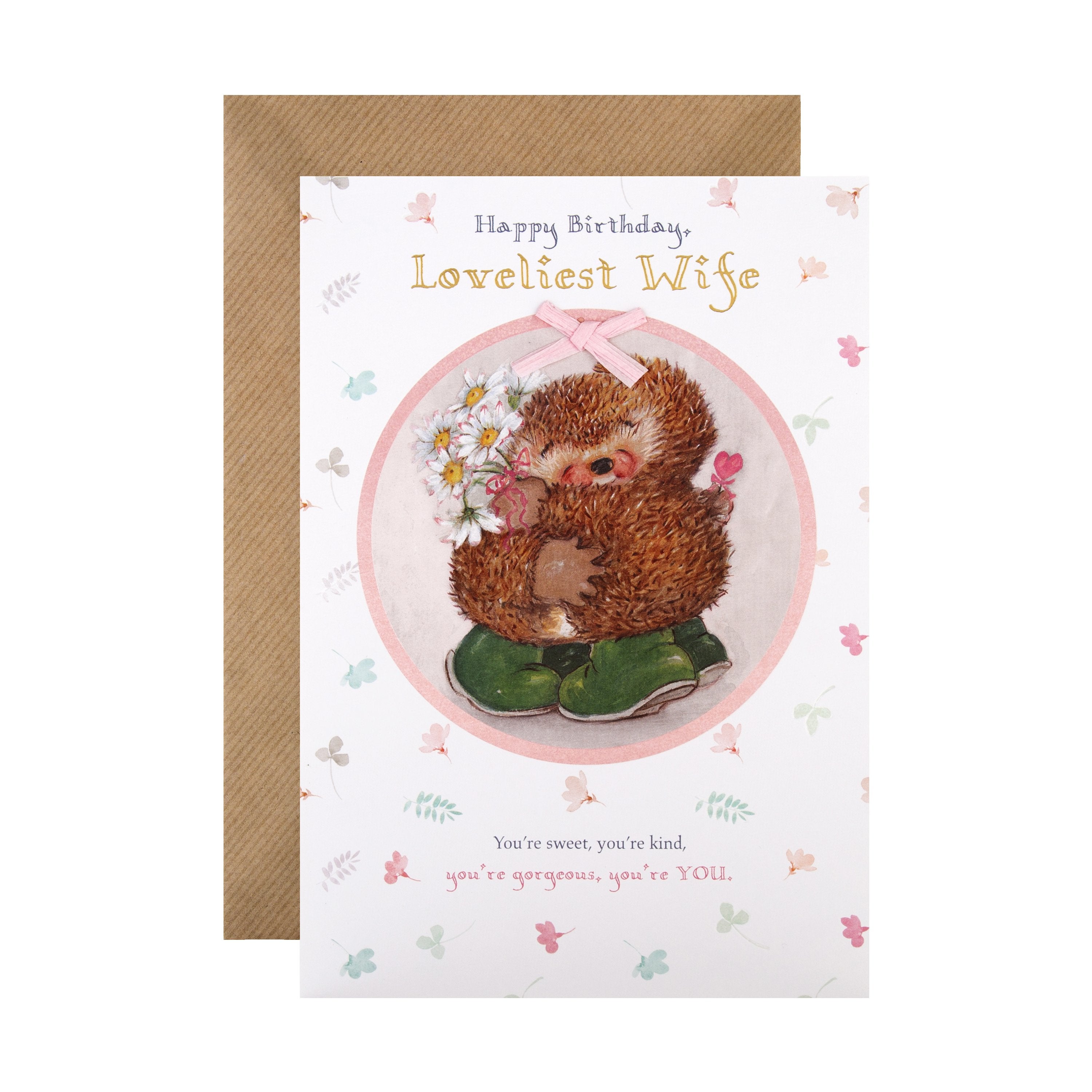 Birthday Card Wife Cute Country Companions Design