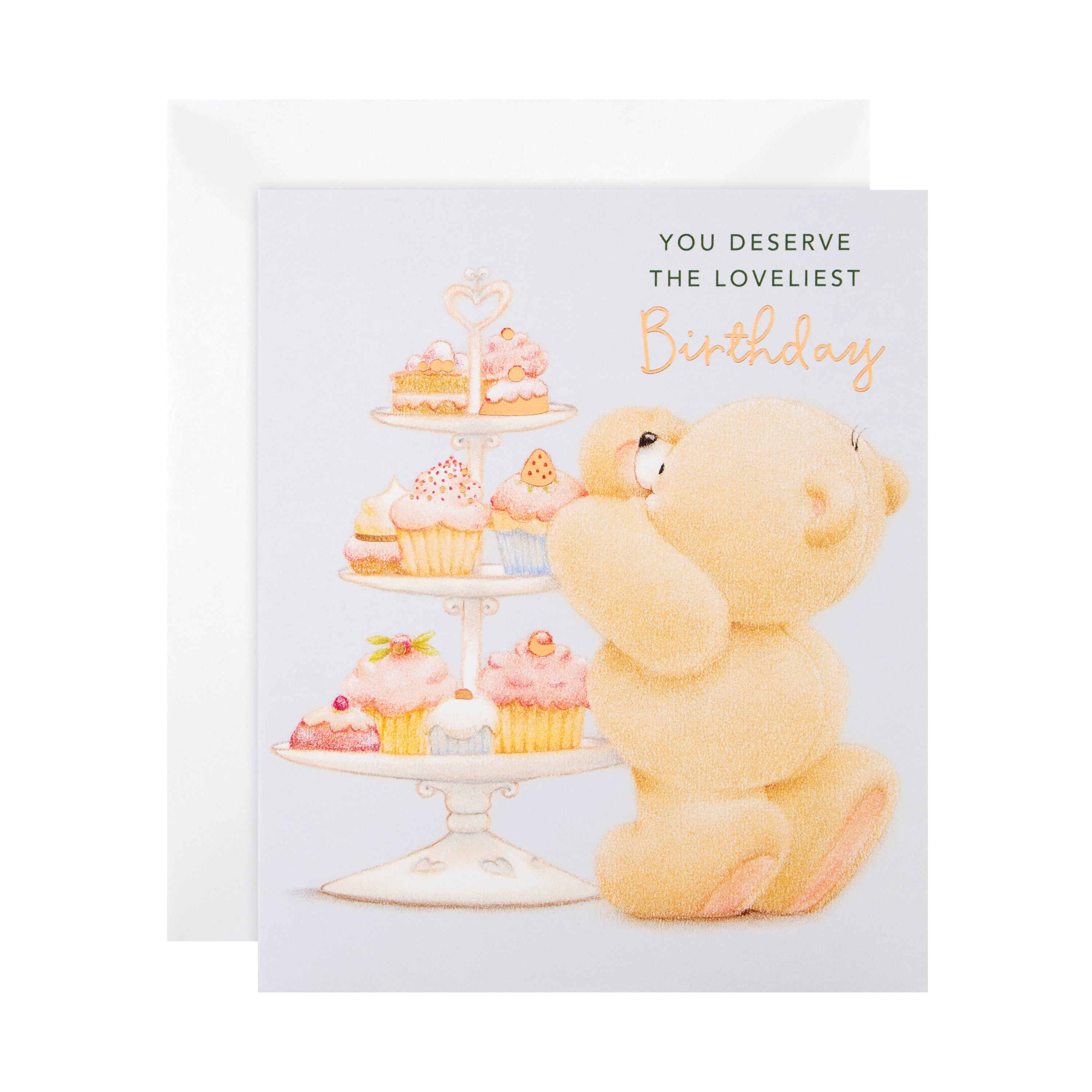 General Birthday Card Cute Forever Friends Design