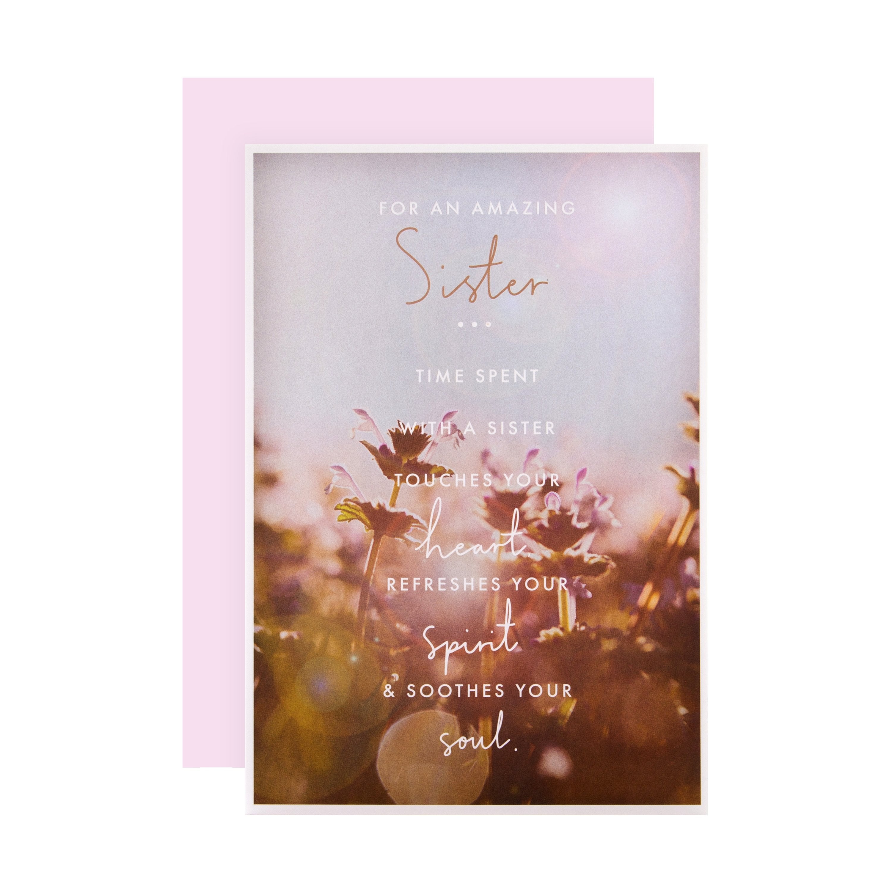 Birthday Card Sister Contemporary Photographic Design