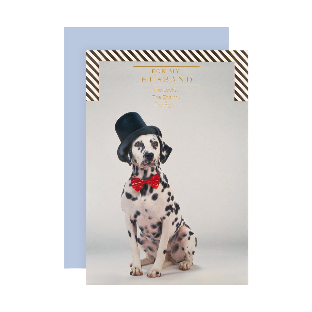 Birthday Card for Husband from Hallmark - Funny Photographic Design
