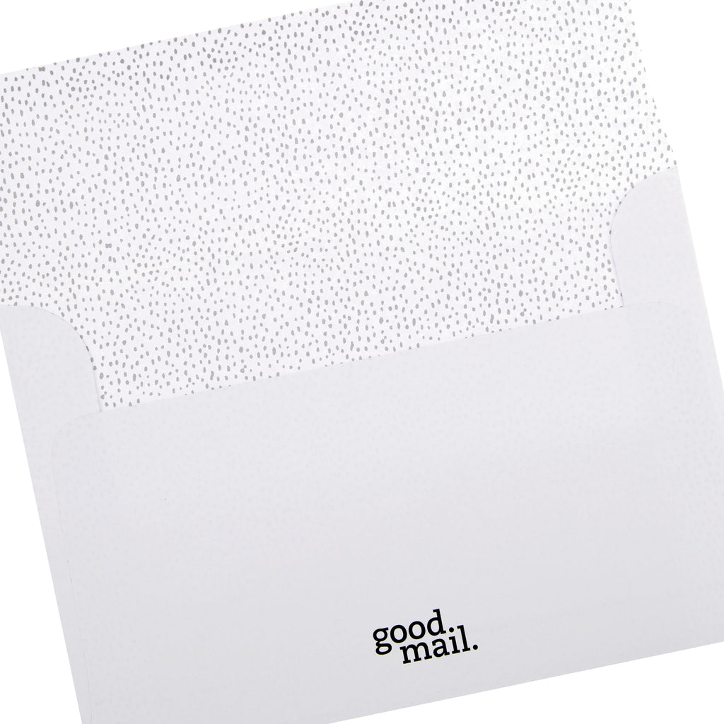 General Birthday Card - Floral 'good mail' Design