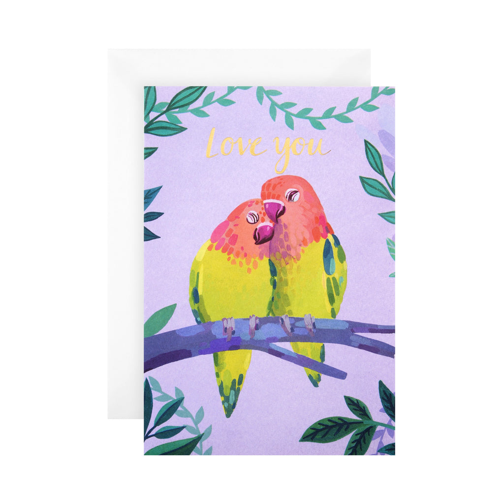 General Love Card - Love Birds 'good mail' Design