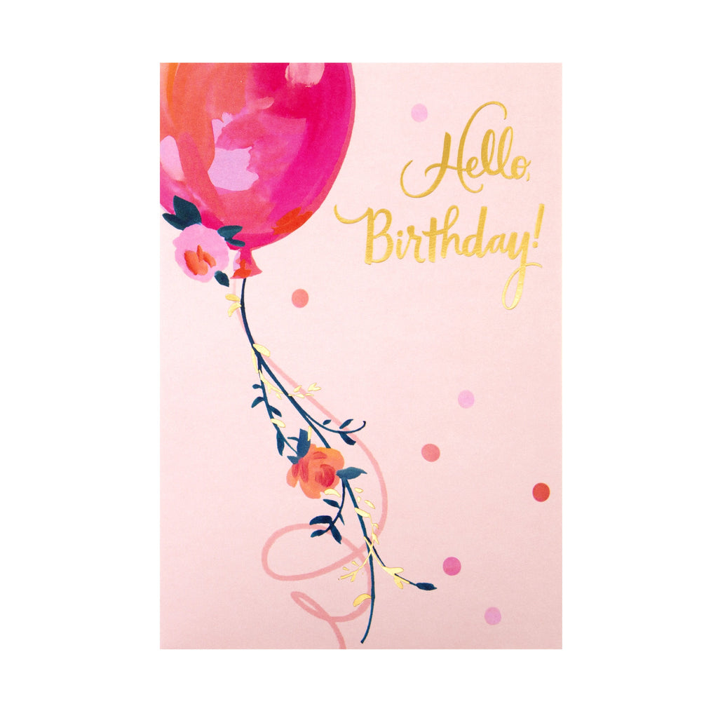 General Birthday Card - Contemporary 'good mail' Design
