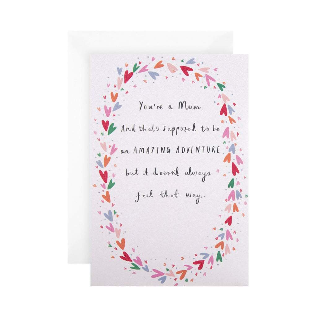 Support Card for Mums - Classic Text Based 'State of Kind' Design