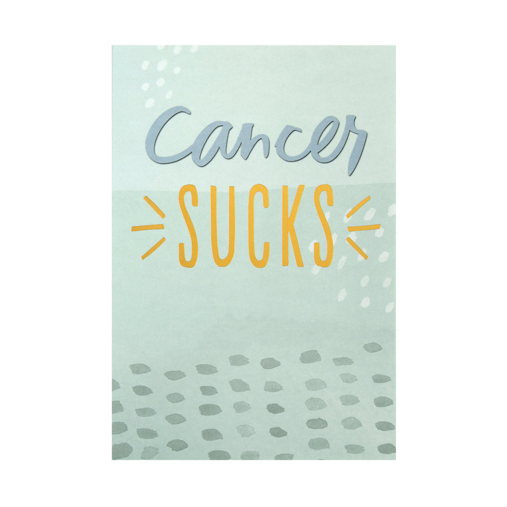 Cancer Support Card - Text Based 'State of Kind' Design