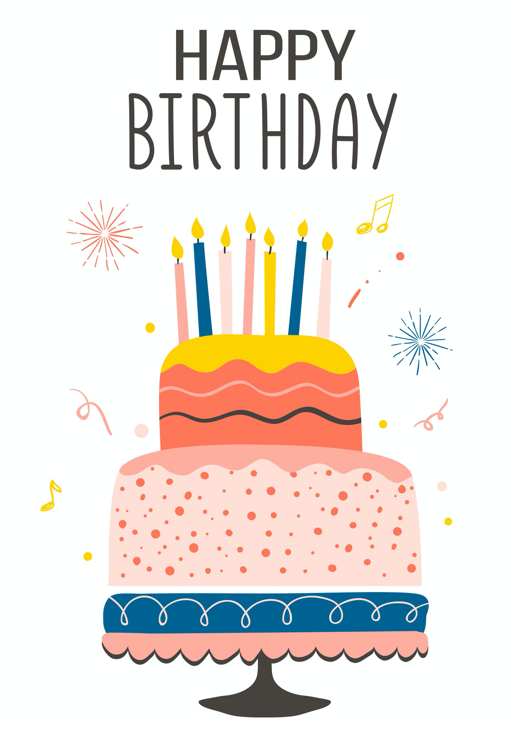 Personalised Teenage Girl Birthday Cake Card – Hallmark